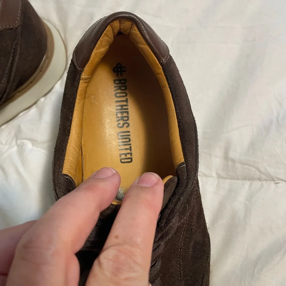 Brothers United Brown Suede Adonis Sz 8.5 - Picture 4 of 7
